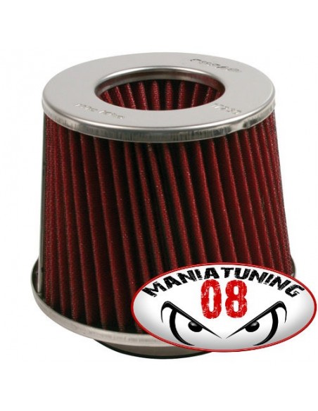 FILTRO SPORTIVO A DOPPIO CONO DIRETTO CROMATO ROSSO UNIVERSALE P