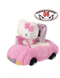PORTACELLULARE HELLO KITTY BIANCO ROSA TELEFONINO AUTO