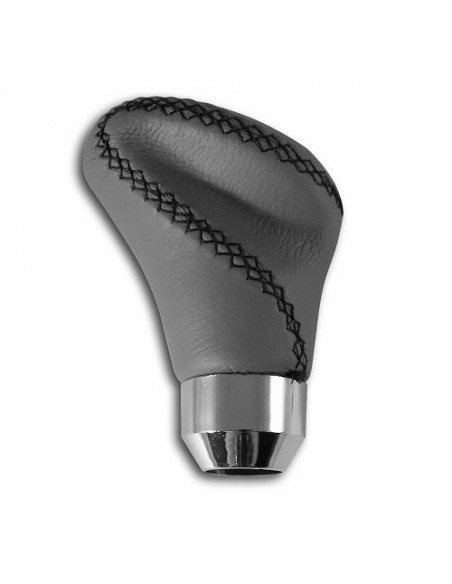 POMELLO CAMBIO PER RETROMARCIA CLASSICA IN PELLE GRIGIO