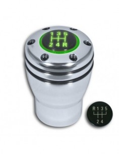 POMELLO CAMBIO PER RETROMARCIA CLASSICA A LED VERDE