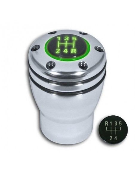 POMELLO CAMBIO PER RETROMARCIA CLASSICA A LED VERDE