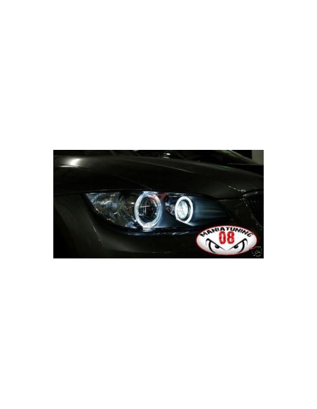 COPPIA LED ANGEL EYES BIANCHI BMW X3 DAL 2003 AL 2010