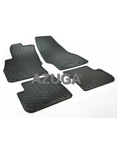 4 TAPPETI GOMMA NERI OPEL CORSA D dal 2006-2014