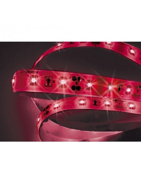 STRISCIA NEON FLESSIBILE ROSSO 120CM CON 60 LED