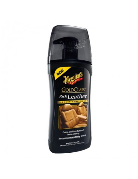 MEGUIARS GOLD CLASS RICH LEATHER CLEANER 400ml PER PELLE
