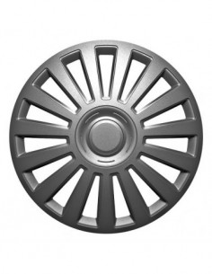 4 BORCHIE COPRICERCHI DA 13" ABS "LUXURY" CERCHI SPORTIVI...