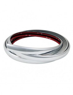 PROFILO CROMATO STRIPES 25mm X 5 metri