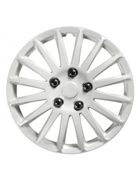 4 BORCHIE COPRICERCHI DA 15" ABS "C-071" CERCHI SPORTIVI UNIVE