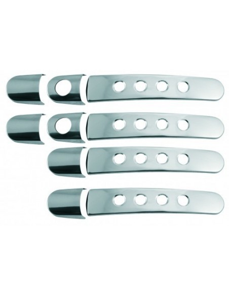 MANIGLIE PORTE ESTERNE CROMATE AUDI A2 A3 A4 A6 A8 TT S3
