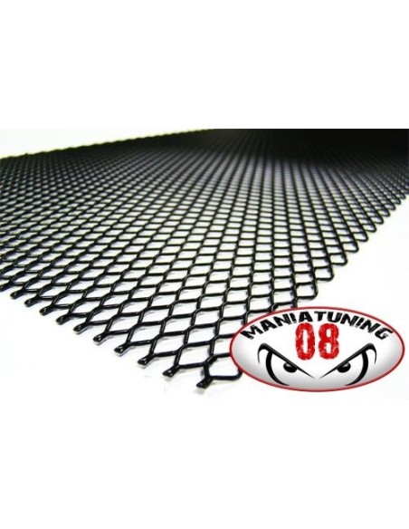 GRIGLIA SPORTIVA IN ALLUMINIO NERA 135x30 cm RETE