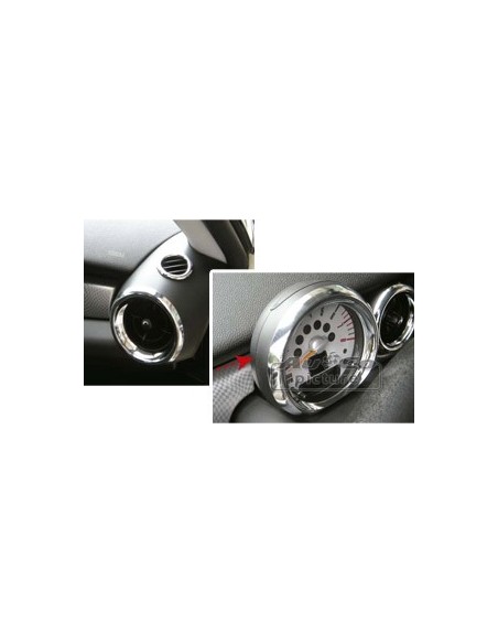 KIT 27 PEZZI PER MINI COOPER DAL 2006 --- INTERNI CROMATI