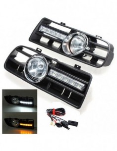 DAYLIGHT LUCI DIURNE A LED FENDINEBBIA VOLKSWAGEN VW GOLF...