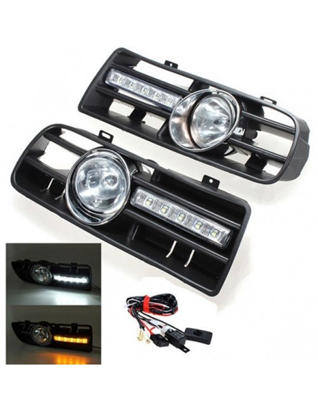 DAYLIGHT LUCI DIURNE A LED FENDINEBBIA VOLKSWAGEN VW GOLF 4 IV