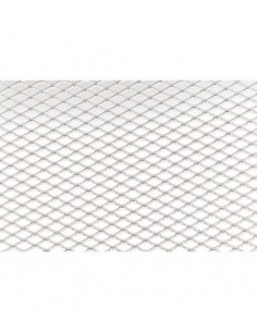 GRIGLIA SPORTIVA IN ALLUMINIO BIANCA 125x20 cm RETE