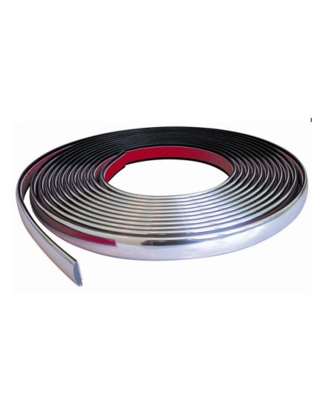PROFILO CROMATO STRIPES 12mm X 8 metri