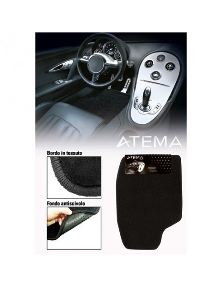 TAPPETI SU MISURA IN MOQUETTE NERO MERCEDES CLASSE A 2004-