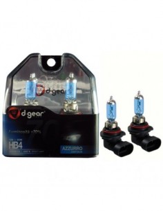 COPPIA LAMPADINE EFFETTO XENON HB4 +70% 4500K HYPER BLUE