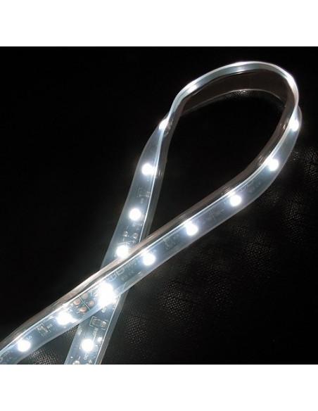 STRISCIA NEON FLESSIBILE BIANCA 60CM CON 30 LED