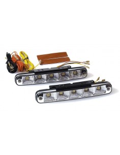 LUCE DI CORTESIA CON 5 LED ULTRA BIANCHI PER AUTO CASA CAMPER BARCA 15cm