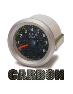 MANOMETRO CONTAGIRI 52MM CARBONIO