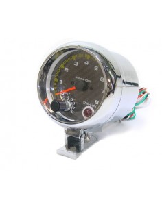 MANOMETRO CONTAGIRI 8000RPM 90MM CARBONIO