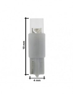 COPPIA LAMPADINE DA CRUSCOTTO BIANCO T5 1 LED