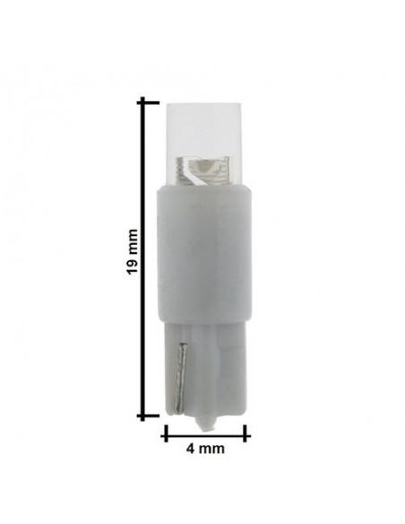 COPPIA LAMPADINE DA CRUSCOTTO BIANCO T5 1 LED