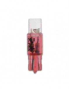 COPPIA LAMPADINE DA CRUSCOTTO ROSSO T5 1 LED