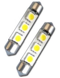 LUCE DI CORTESIA CON 5 LED ULTRA BIANCHI PER AUTO CASA CAMPER BARCA 15cm