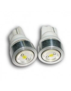LAMPADINE LUCE DI POSIZIONE BIANCHE LED SMD T10 W5W 12V...