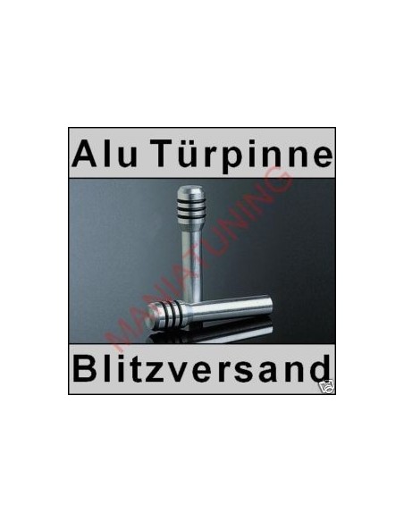 COPPIA LEVE CHIUSURA PORTIERE ALLUMINIO VOLKSWAGEN FINO AL 1997