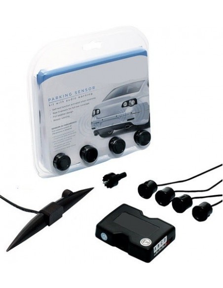 KIT 4 SENSORI DI PARCHEGGIO UNIVERSALI CON DISPLAY COLORI