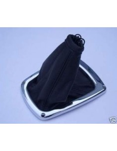 CORNICE CAMBIO CROMATA + CUFFIA NERA AUDI A3 A6 dal...