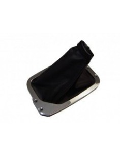 CORNICE CAMBIO CROMATA + PELLE NERA OPEL CORSA B TIGRA...