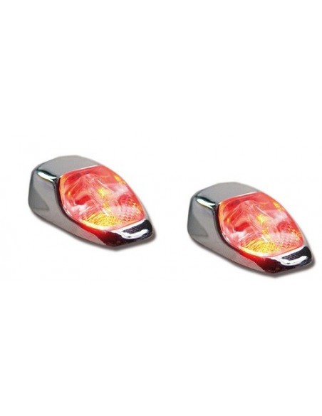 SPRUZZATORI CROMATI LUMINOSI CON LED ROSSI UNIVERSALI