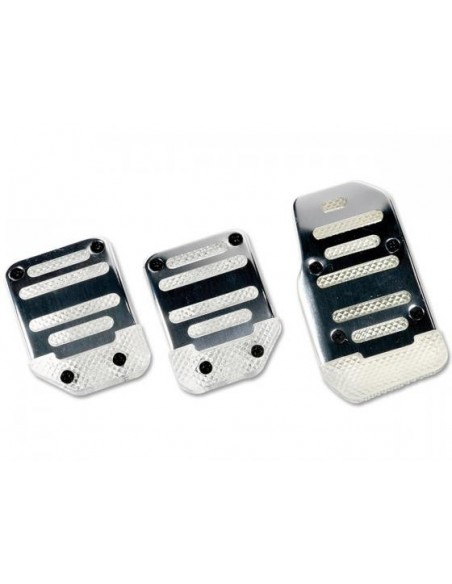 PEDALIERA PEDALI IN ALLUMINIO CROMATO UNIVERSALI