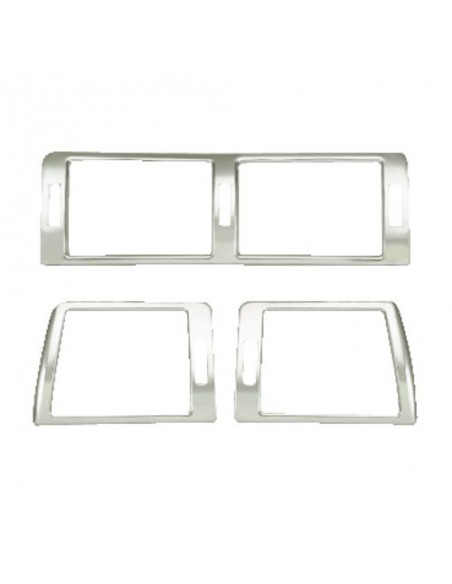 BOCCHETTE ARIA IN ABS CROMATE PER BMW SERIE 3 E46 1998-2006