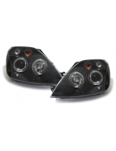 ANGEL EYES FORD FIESTA MK6 FARI NERI dal 2002-2008