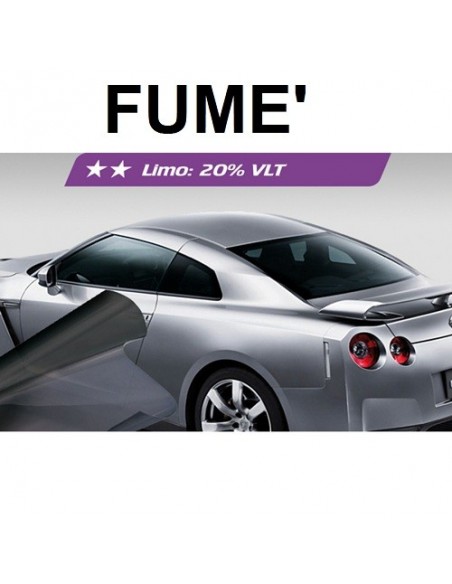 PELLICOLA OSCURANTE VETRI FUME AL 20% DA 300X76 cm ANTIGRAFFIO