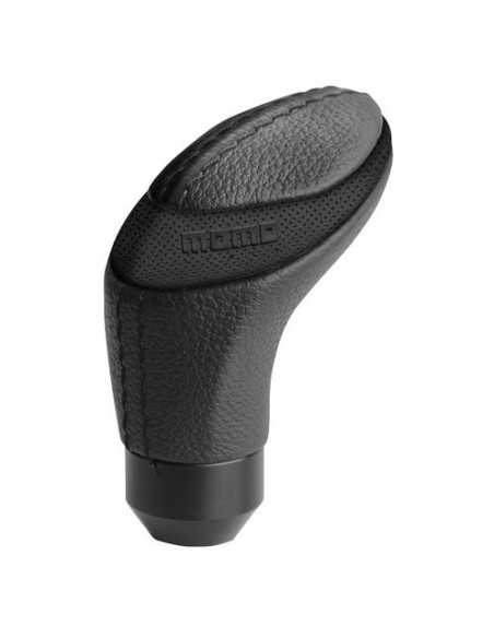 POMELLO CAMBIO PER RETROMARCIA CLASSICA MOMO IN PELLE NERA