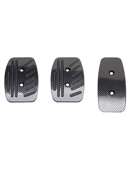 PEDALIERA IN ALLUMINIO CARBON LOOK PER CAMBIO MANUALE