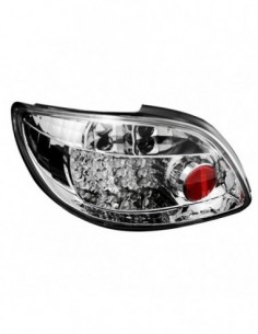 FARI POSTERIORI A LED PEUGEOT 206 BERLINA CROMATI