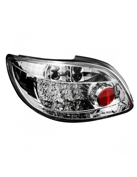 FARI POSTERIORI A LED PEUGEOT 206 BERLINA CROMATI