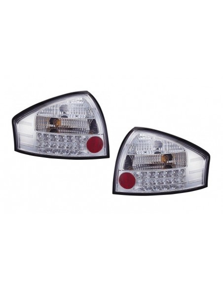 FARI POSTERIORI A LED CROMATI AUDI A6 (C5) BERLINA 1997-2004