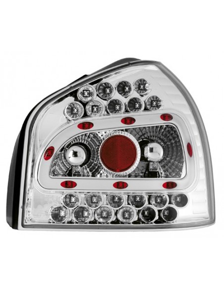 FARI POSTERIORI A LED CROMATI AUDI A3 (8L) dal 1996-2003