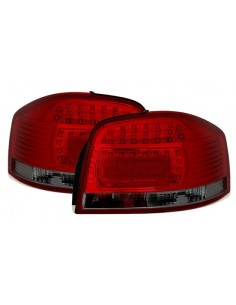 FARI POSTERIORI A LED ROSSI/FUME' AUDI A3 (8P) dal 2003-2008