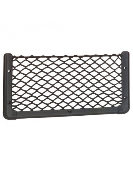 PORTAOGGETTI NERO A RETE 410x200x10mm