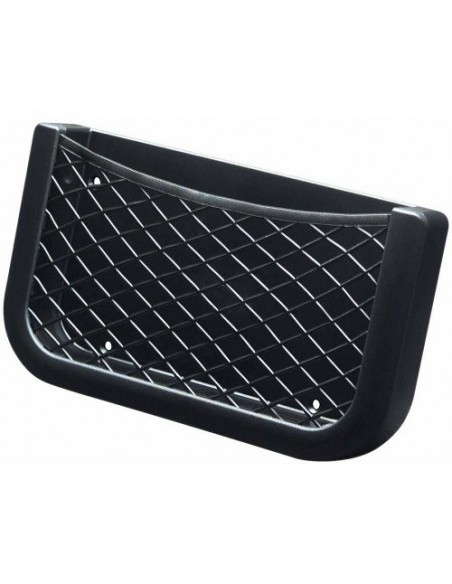 PORTAOGGETTI NERO A RETE 205x112x32mm
