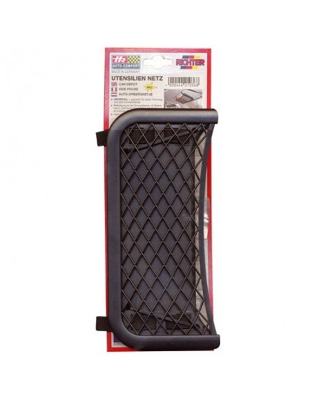 PORTAOGGETTI NERO A RETE 25,5x12cm