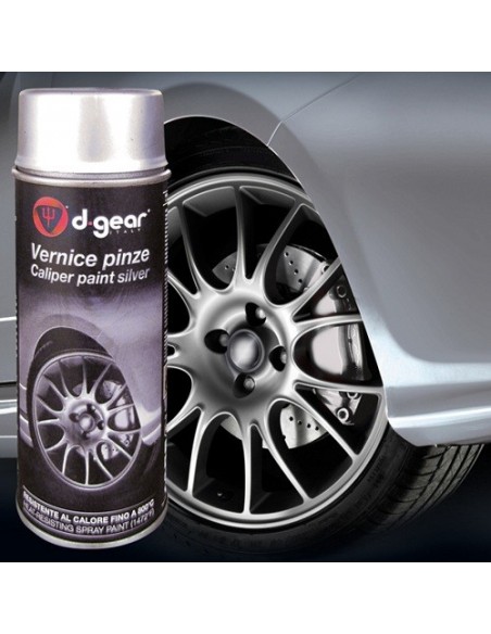 VERNICE SPRAY ALTA TEMPERATURA E E PINZE FRENO ARGENTO 400ml